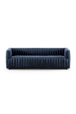 Alexander 88" Velvet Channeled Sofa