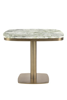 Anthropologie Celeste Onyx Marble 36" Dining Table In Multi