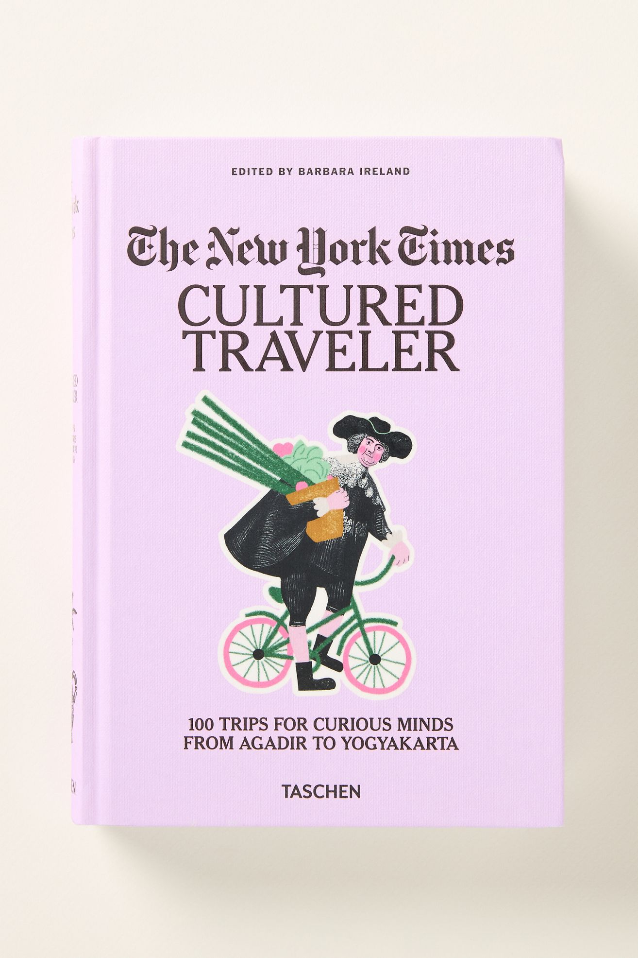 New York Times Cultured Traveler Hardcover Book - Lilac, Standard, One Size
