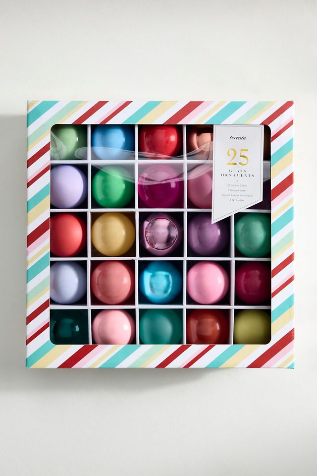 Good Cheer Bauble Midi Ornaments, Set of 25 #2