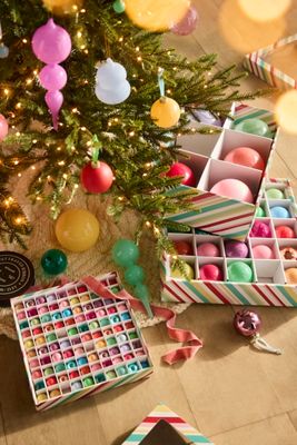 Good Cheer Bauble Midi Ornaments, Set of 25