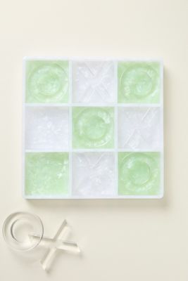 Marble Acrylic Tic-Tac-Toe Board Game