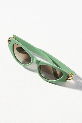 Fifth & Ninth Story 69mm Oversize Polarized Cat Eye Sunglasses