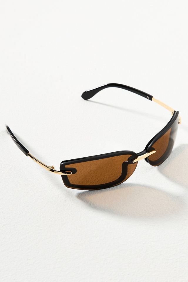 Fifth & Ninth Zuri Rectangle Sunglasses #2