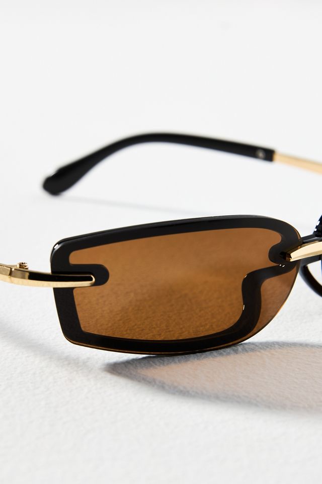 Fifth & Ninth Zuri Rectangle Sunglasses #3