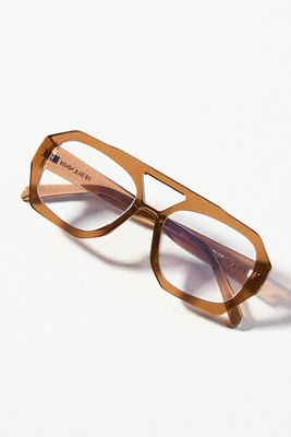 Fifth & Ninth Geo Aviator Sutton Blue Light Glasses