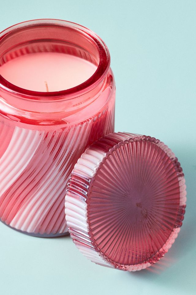 Voluspa Gourmand Crushed Candy Cane Boxed Glass Candle #2