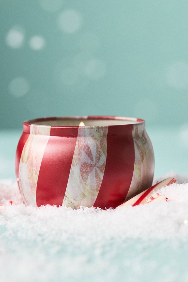 Voluspa Gourmand Crushed Candy Cane Boxed Glass Candle #7
