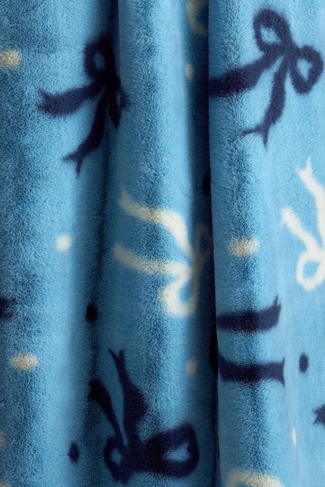 Maeve Printed Faux-Fur Throw Blanket