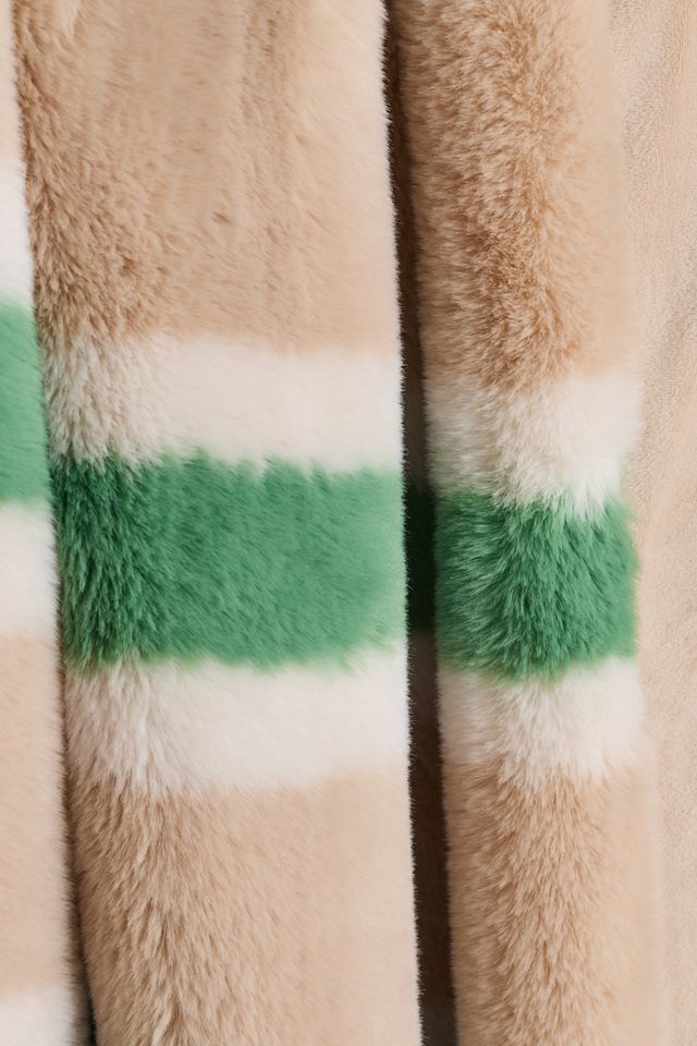Maeve Printed Faux-Fur Throw Blanket #2