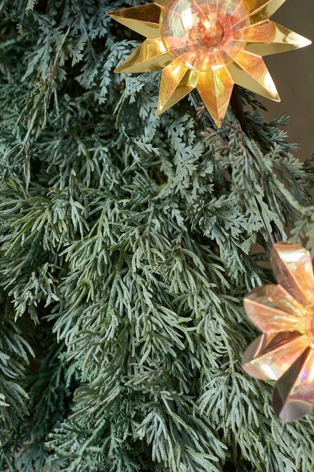 Faux Blue-Green Fir Garland, 9’ #1