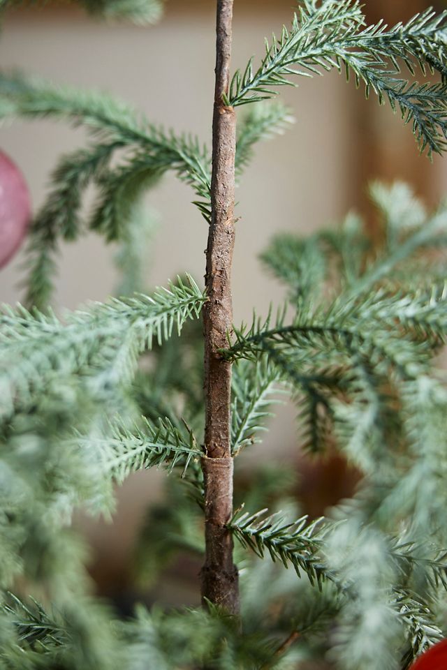 Faux Potted Pine Tree, 4’ #3