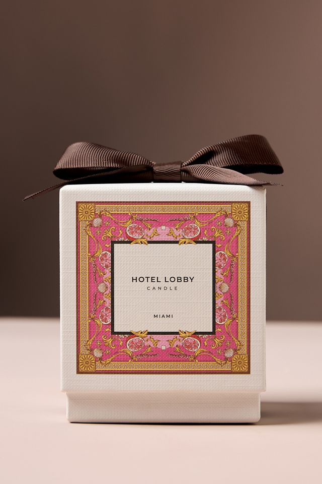 Hotel Lobby Fresh Miami Boxed Candle #1