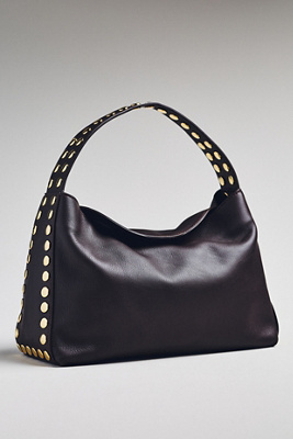 B-low The Belt Studded Shoulder Bag In Brown