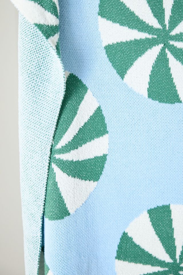 Bonnie Jacquard Knit Throw Blanket #2