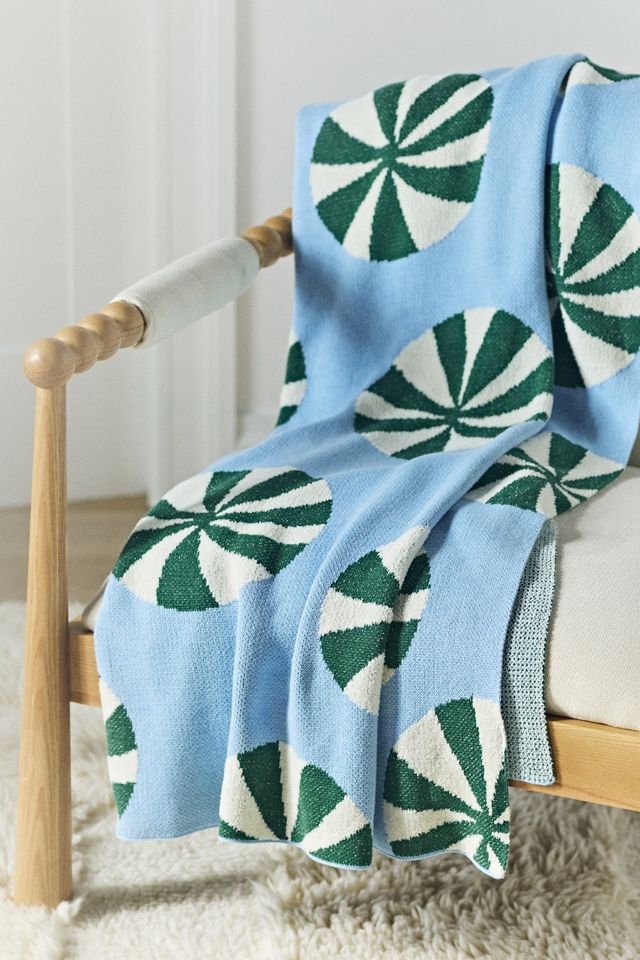 Bonnie Jacquard Knit Throw Blanket #1