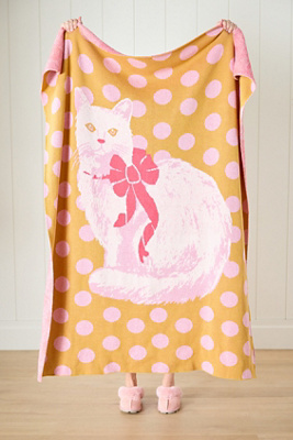 Bonnie Jacquard Knit Throw Blanket