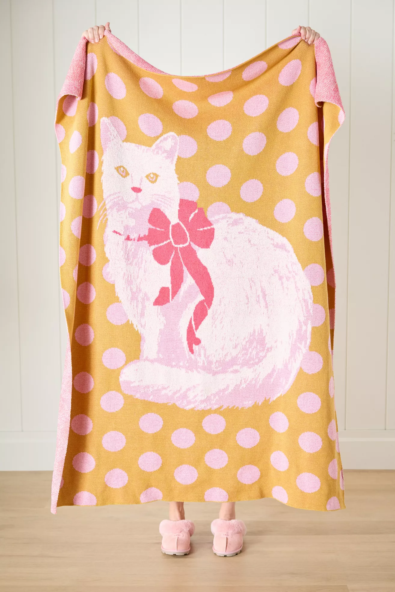 Bonnie Jacquard Knit Throw Blanket