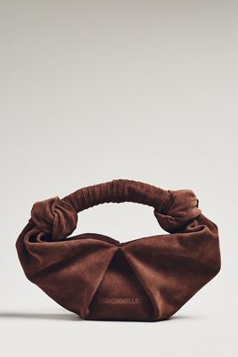 Simonmiller Suede Lopsy Bag In Brown
