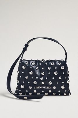 SIMONMILLER Studded Mini Puffin Shoulder Bag