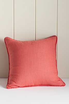Anthropologie Rowen Linen Blend Pillow In Pink