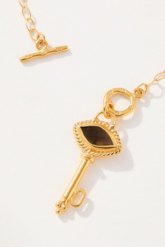 Chan Luu Smoky Quartz Key Necklace #1