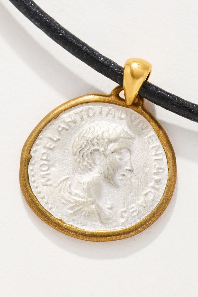 Chan Luu Coin Leather Necklace #1