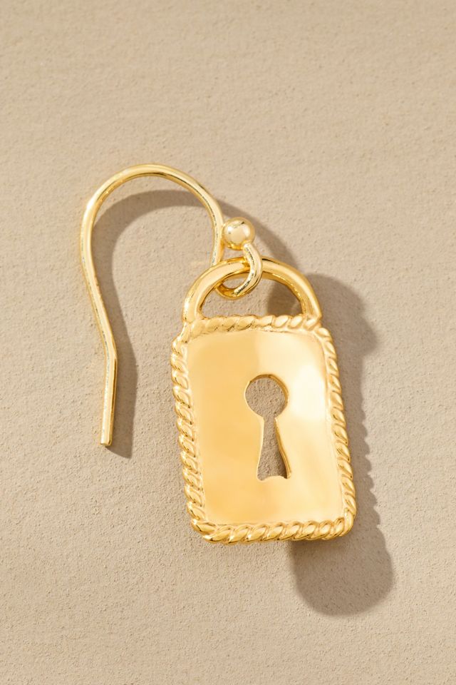 Chan Luu Mini Padlock Earrings #1