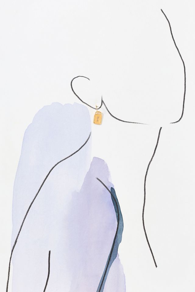Chan Luu Mini Padlock Earrings #2