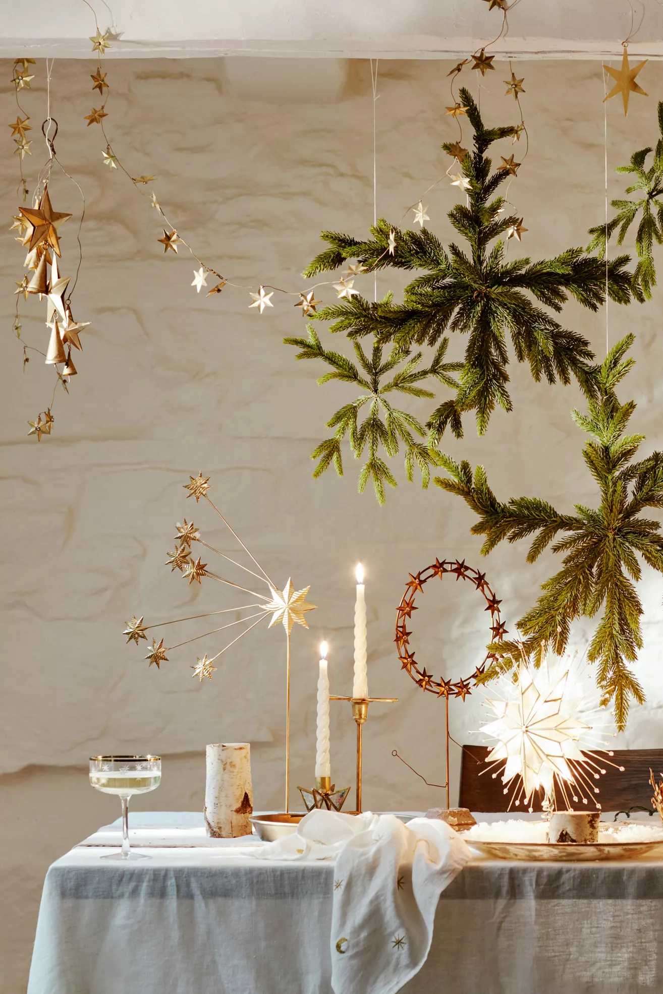Terrain Pre-Lit Placuna Shell Star Tree Topper - thumbnail 6