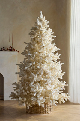 Terrain Faux Ivory Fir, 7.5' In White