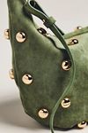 By Anthropologie Studded Faux-Suede Shoulder Bag