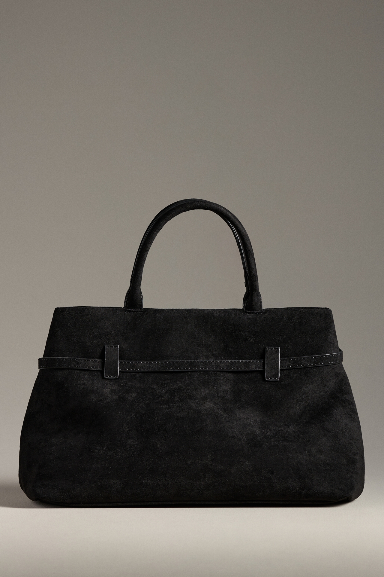 Faux-Suede Doctor Bag