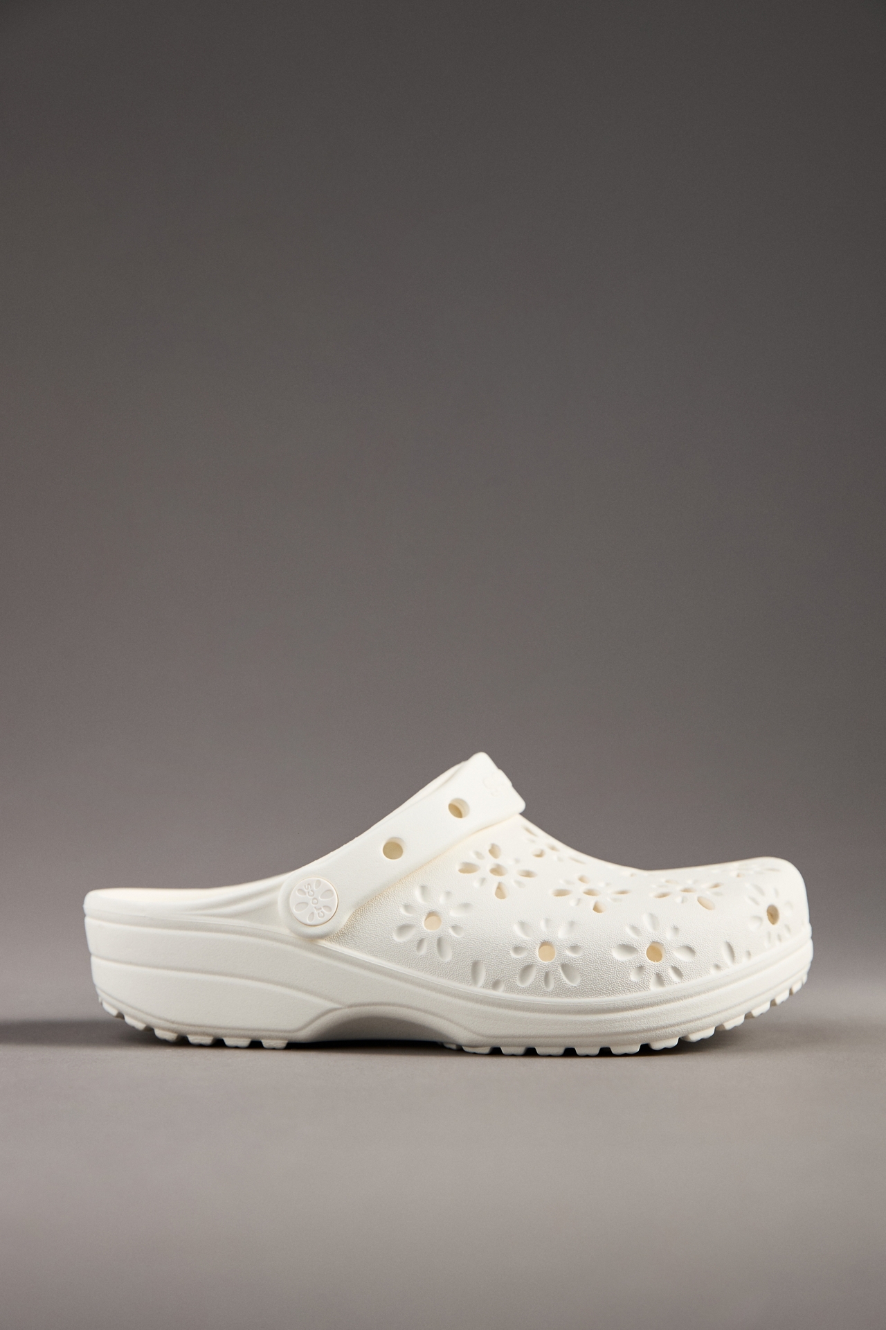 Crocs Classic Floral Cutout Clogs