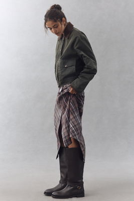 Frye Melissa Belted Riding Boots In Brown