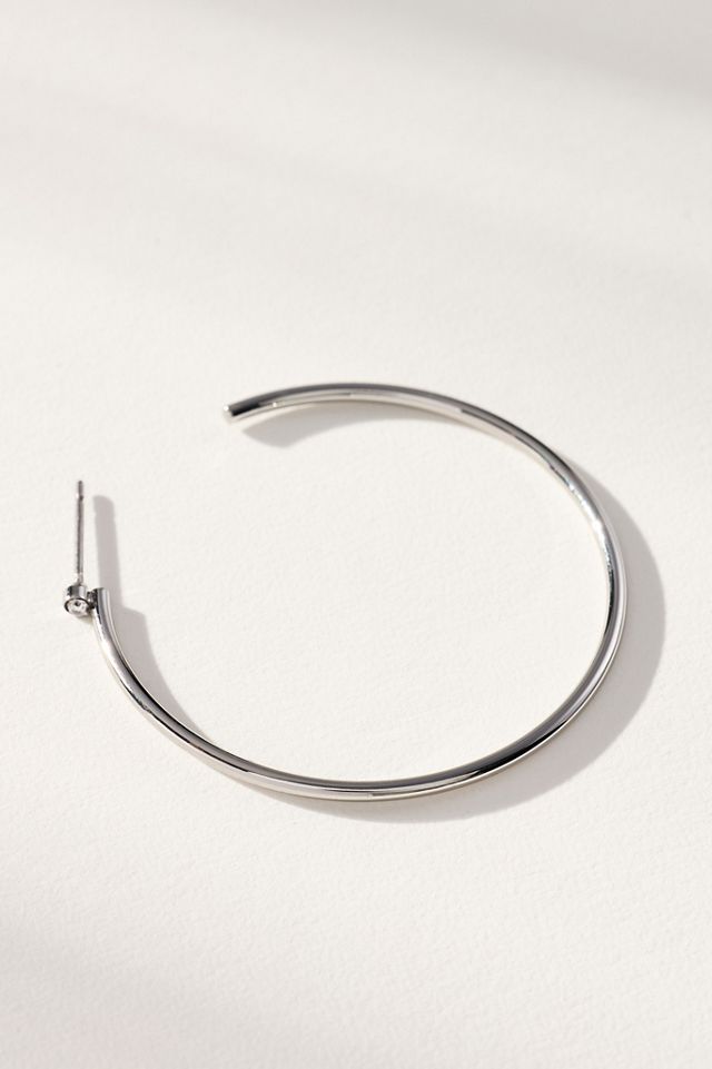 Thin Sparkle Hoop Earrings #1