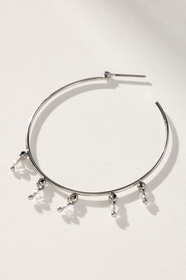 Drippy Sparkle Hoop Earrings #1