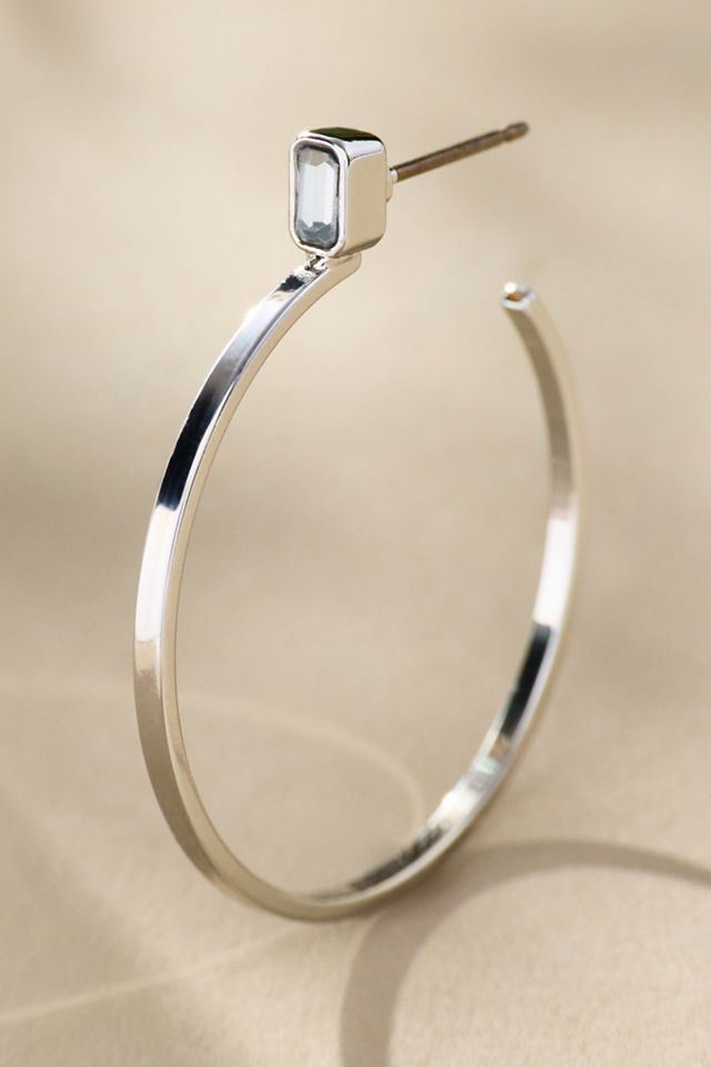 Beaded Hoop Earrings #1