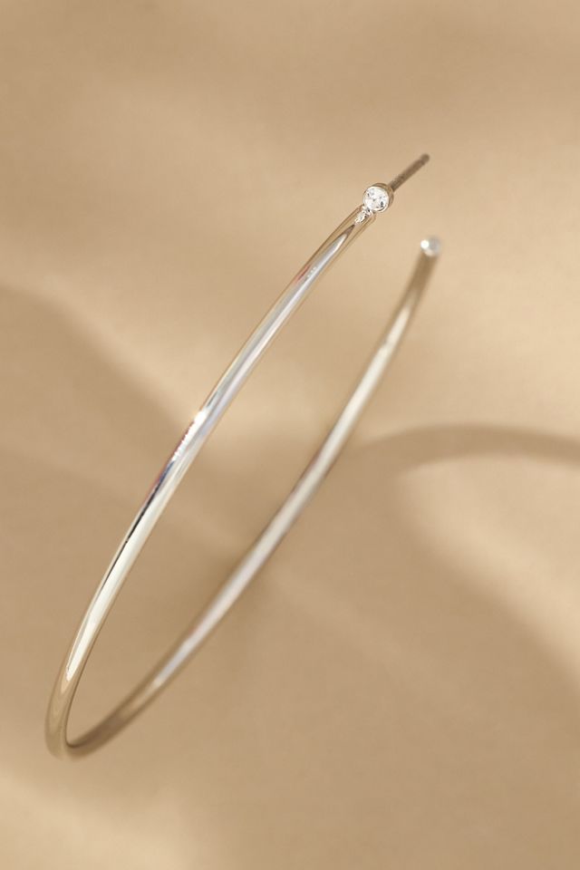 Large Sparkle Hoop Earrings #1