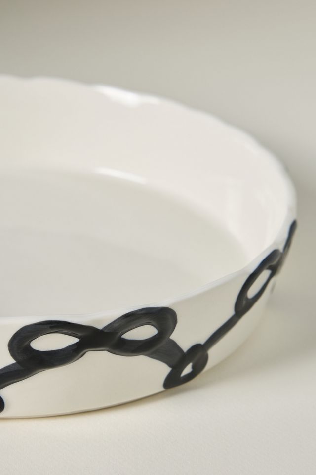 Piatto per Torta in Gres Porcellanato Benedita Bow #2