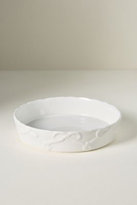 Benedita Bow Stoneware Pie Dish