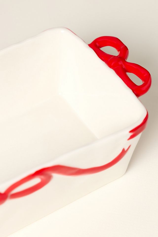Benedita Bow Stoneware Loaf Pan #3