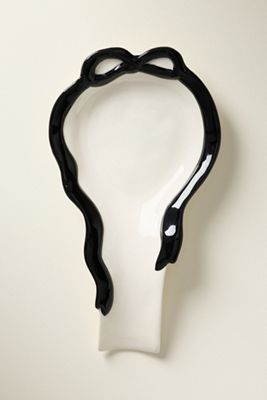 Benedita Bow Stoneware Spoon Rest