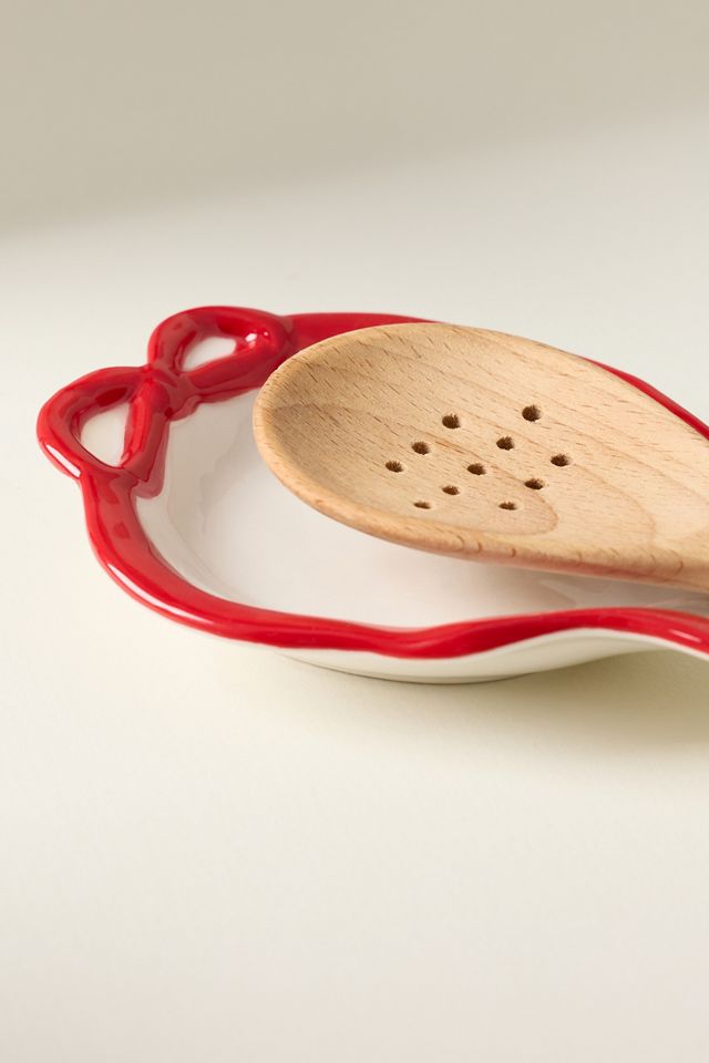 Benedita Bow Stoneware Spoon Rest #3