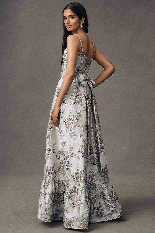 V. Chapman Margaret Brocade Mermaid Dress #3