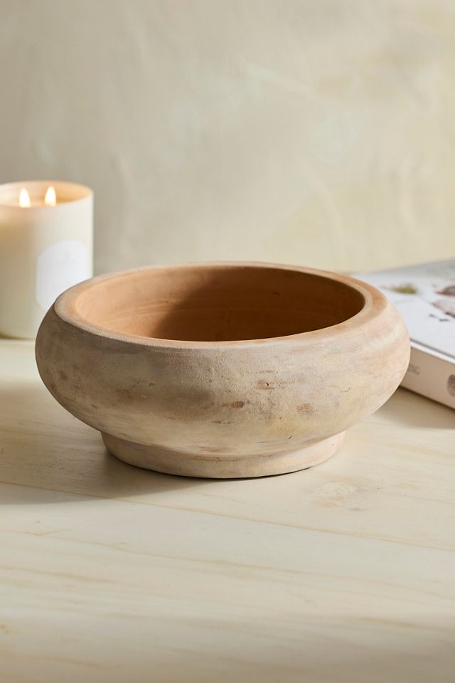Terracotta Round Shoulder Bowl Planter #2