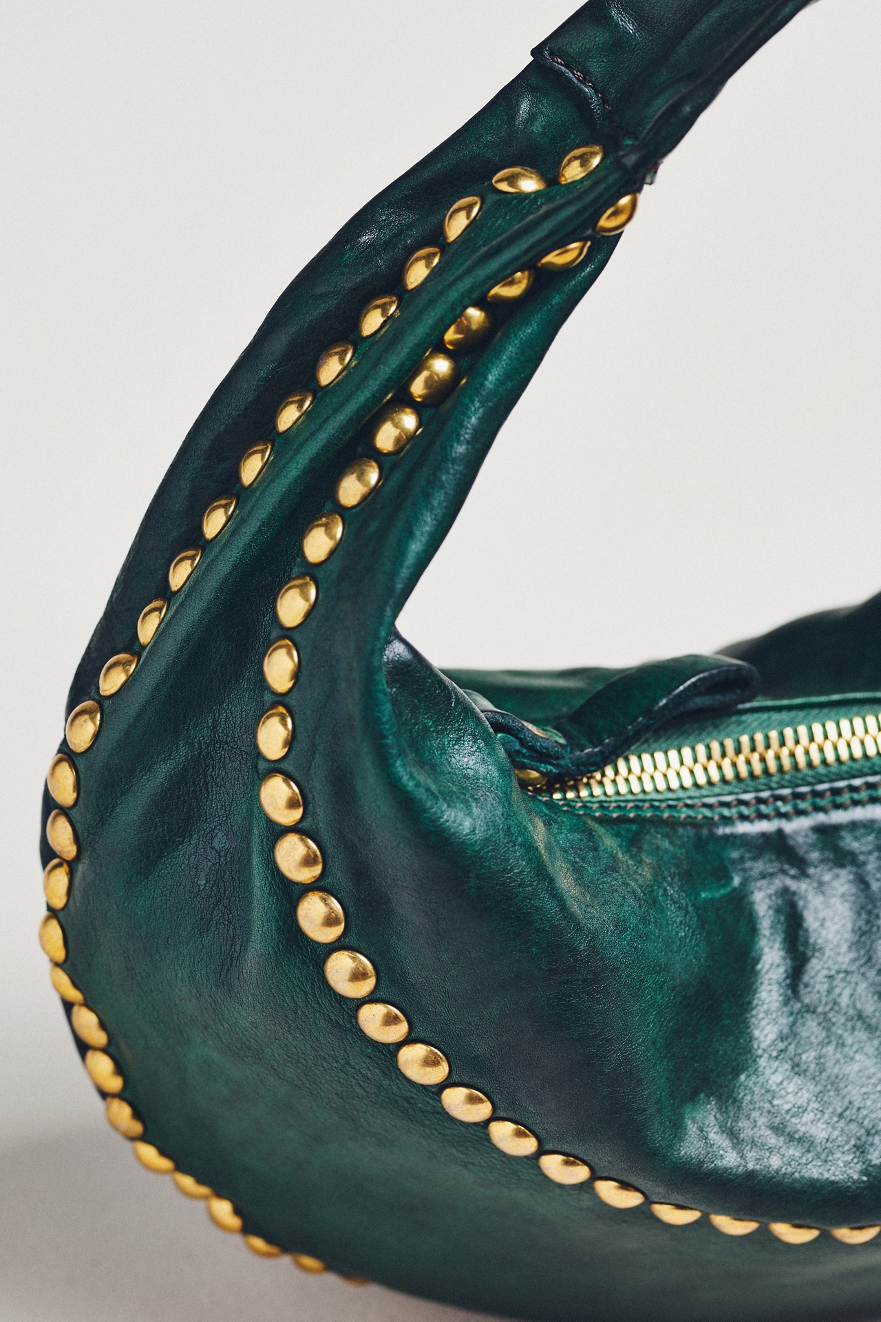 Campomaggi Marisa Studded Shoulder Bag
