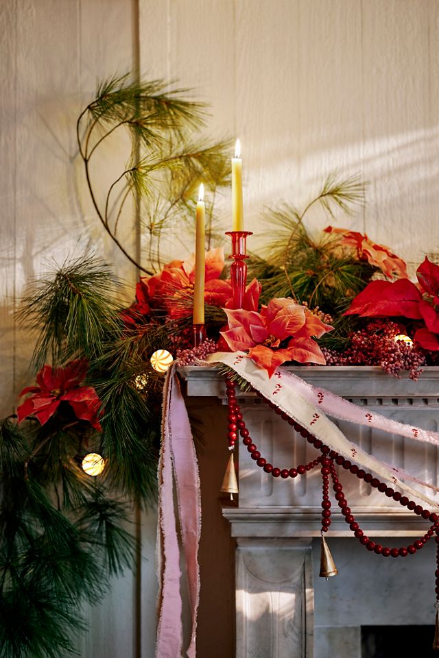 Swooping Beads + Bells Garland, 72” #5