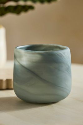 Marbled Glass Planter