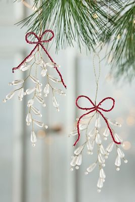 Pearly Bow Charms, Set of 2